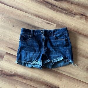 American Eagle Outfitters Dark Blue Jean Shorts